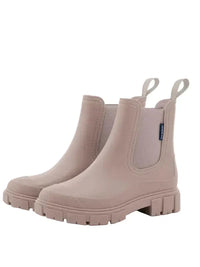 Waterproof Chelsea Rain Boots with Chunky Lug Sole